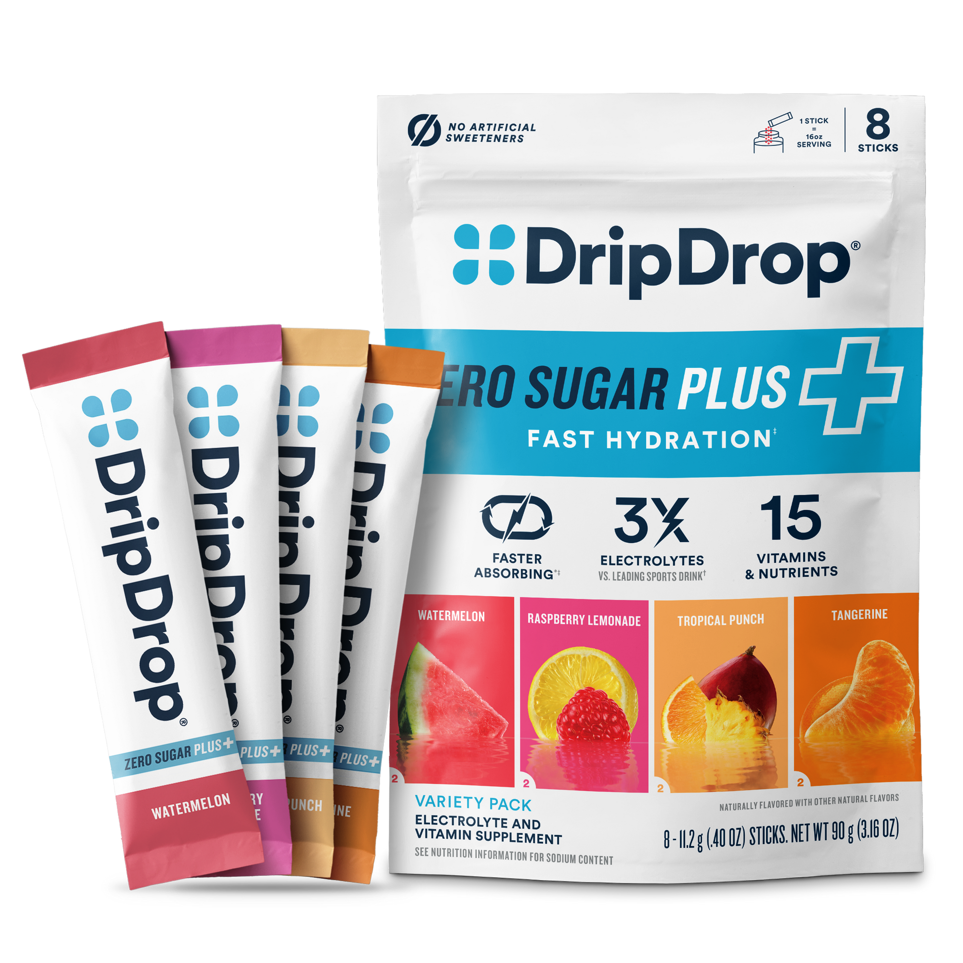 dripdrop-zero-sugar-plus-watermelon-tangerine-tropical-punch-raspberry-lemonade-16-oz-sticks-8-count-n1 Pouch_8ct_Front16ozSticks_VSPlus_Variety_A.png