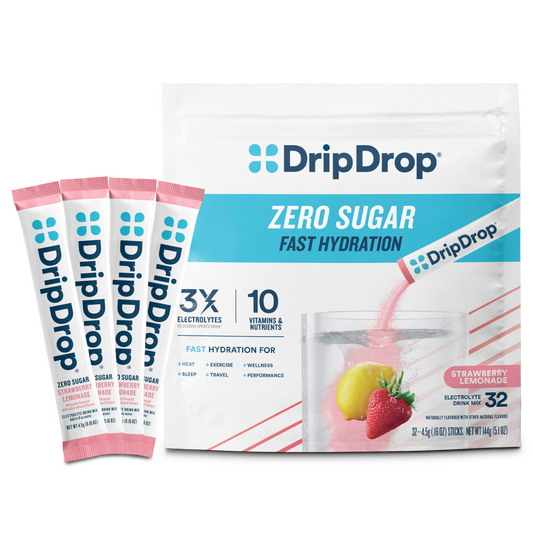 dripdrop-zero-sugar-strawberry-lemonade-electrolyte-powder-8-oz-sticks-32-count-r9 Zero_Strawberry_Lemonade_-_32ct_-_Transparent.png